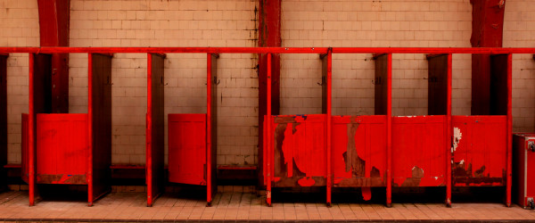 Govanhill Baths Glasgow Red Stalls